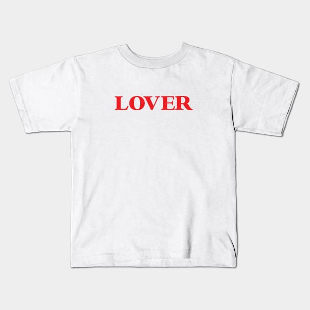 BTS Jungkook LOVER Shirt - Boy With Luv Inspired Kids T-Shirt by cloud6studios